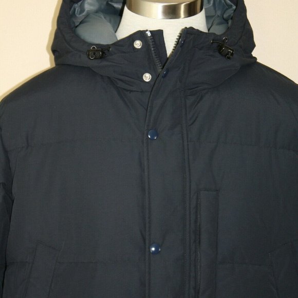 J.Crew Explorer Down Parka Winter Coat Navy - Picture 5 of 9